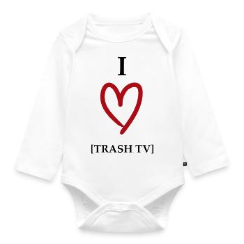 Reality TV - Organic Longsleeve Baby Bodysuit - white - Front