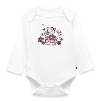 Hab dich lieb, mein Freund - Baby Bio-Langarm-Body - Weiß - Vorne
