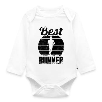 Bishop - Organic Longsleeve Baby Bodysuit - white - Front