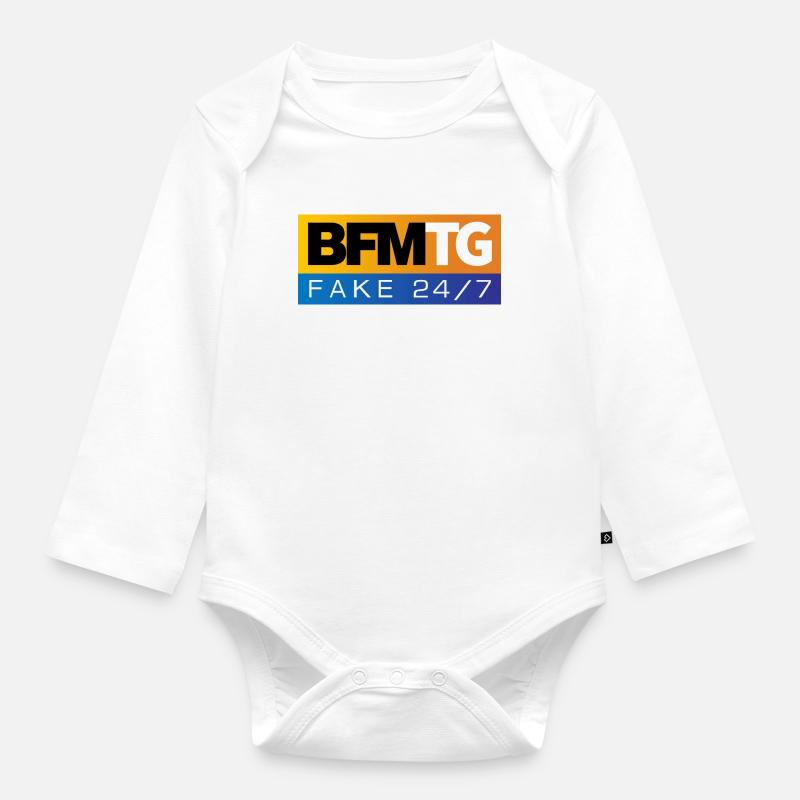 BFMTG - Body Bébé bio manches longues - blanc