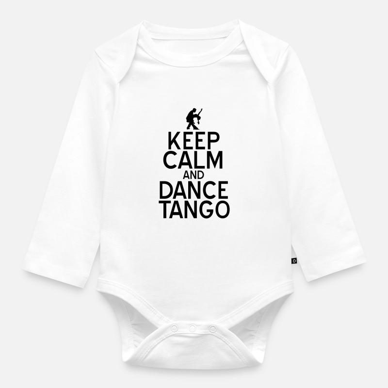 Tango - Body Bébé bio manches longues - blanc
