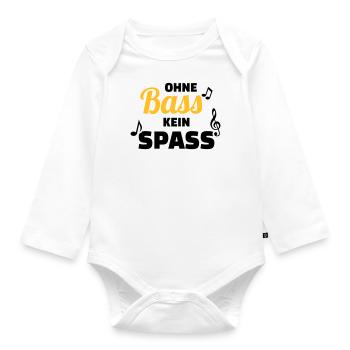 Chor - Baby Bio-Langarm-Body - Weiß - Vorne