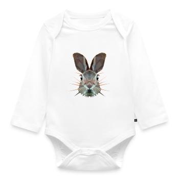 red-haired - Organic Longsleeve Baby Bodysuit - white - Front