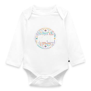 Asperger-Syndrom Aspie - Baby Bio-Langarm-Body - Weiß - Vorne
