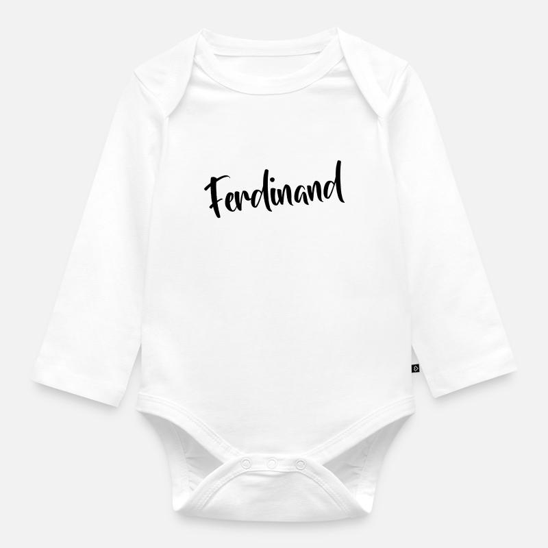 Ferdinand - Body Bébé bio manches longues - blanc
