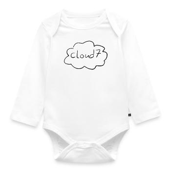Wolke sieben - Baby Bio-Langarm-Body - Weiß - Vorne