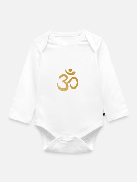 AUM - Baby Bio-Langarm-Body -