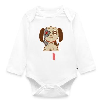 Dorg - Trekkies - Idée cadeau - Body Bébé bio manches longues - blanc - Devant