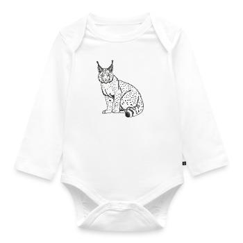 Harzluchs - Baby Bio-Langarm-Body - Weiß - Vorne