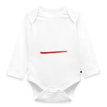 Black History Month 24/7/365 - Organic Longsleeve Baby Bodysuit - white - Front