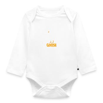 Silly Goose - Baby Bio-Langarm-Body - Weiß - Vorne