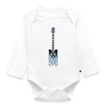 Offizielles Logo von Monsoon Soundworks - Baby Bio-Langarm-Body - Weiß - Vorne