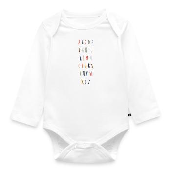 ABC - Body Bébé bio manches longues - blanc - Devant