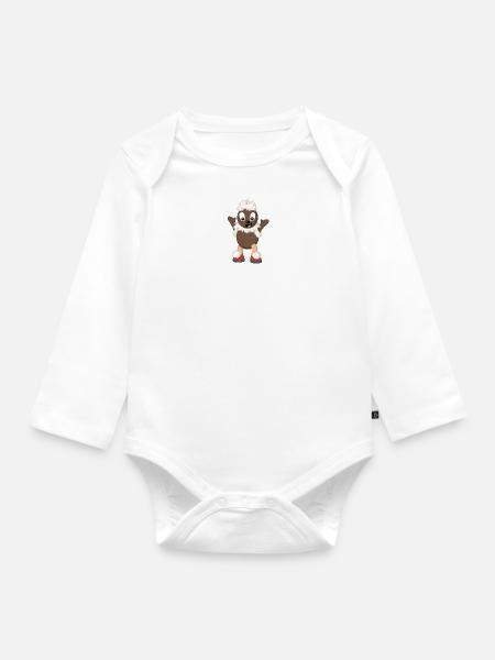 Pittiplatsch, der Liebe - Baby Bio-Langarm-Body - Weiß