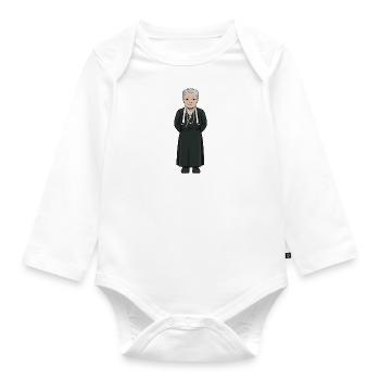 Selma Lagerlöf - Baby Bio-Langarm-Body - Weiß - Vorne