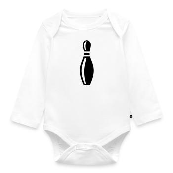 Quille - Body Bébé bio manches longues - blanc - Devant