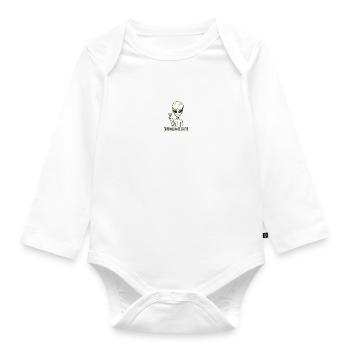 Alien Area Roswell Ufo cadeau - Body Bébé bio manches longues - blanc - Devant