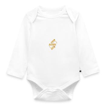 Liebe Aiden - Baby Bio-Langarm-Body - Weiß - Vorne