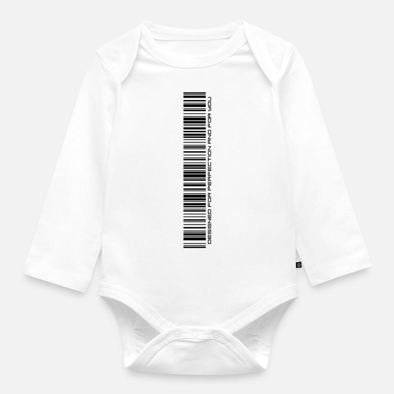 Conçu pour la perfection et pour vous - Body Bébé bio manches longues - blanc
