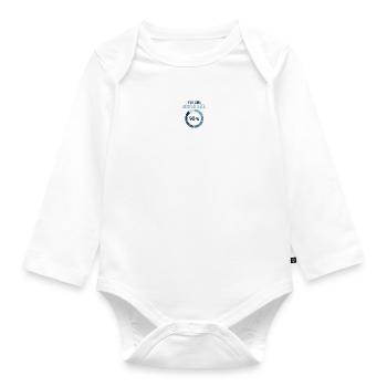 Future Vintage Retro Assistant Dental Surgery - Organic Longsleeve Baby Bodysuit - white - Front