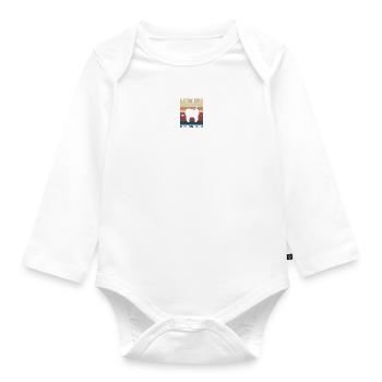 Future Vintage Retro Assistant Dental Surgery - Organic Longsleeve Baby Bodysuit - white - Front