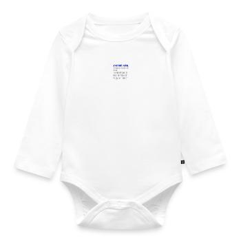 Future Vintage Retro Assistant Dental Surgery - Organic Longsleeve Baby Bodysuit - white - Front