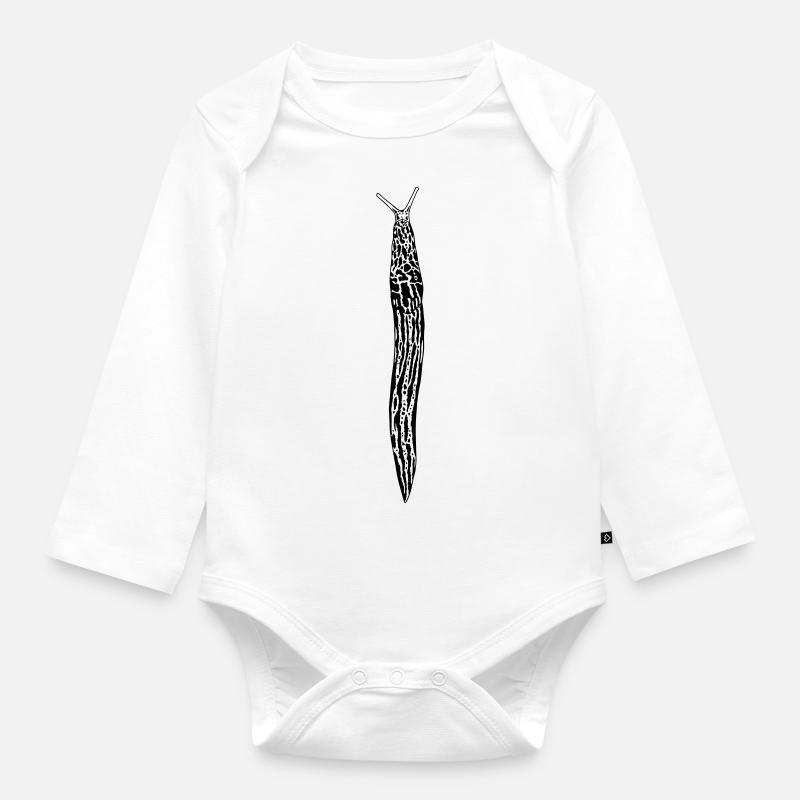 Grêle de tigre - Body Bébé bio manches longues - blanc