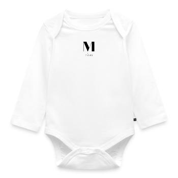 beste Mama - Baby Bio-Langarm-Body - Weiß - Vorne