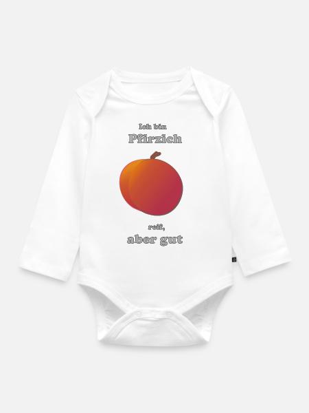 40-ich - Baby Bio-Langarm-Body - Weiß