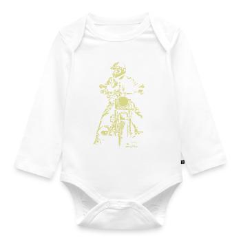 shirts Moto-Moto Moto. - Body Bébé bio manches longues - blanc - Devant