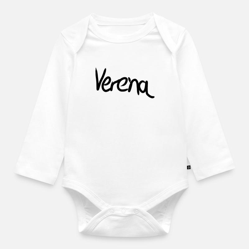 Verena - Body Bébé bio manches longues - blanc