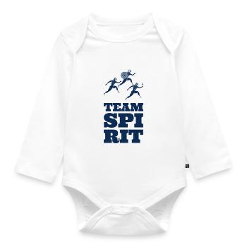 Spartans - Team Spirit - Sparte esprit d'équipe - Body Bébé bio manches longues - blanc - Devant