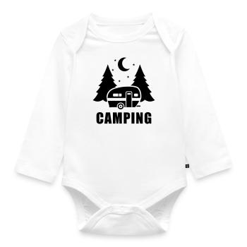 Caravan - Organic Longsleeve Baby Bodysuit - white - Front