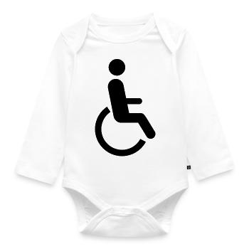 Handicap Sessel ruland icone - Baby Bio-Langarm-Body - Weiß - Vorne