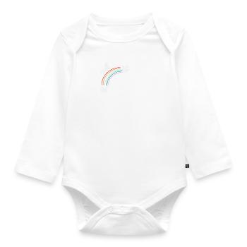 Unicorn - Organic Longsleeve Baby Bodysuit - white - Front