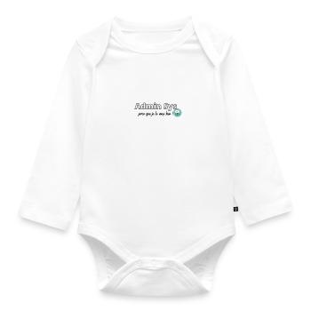 Admin Sys, parce que je le vaux bien ! - Body Bébé bio manches longues - blanc - Devant