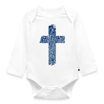 Finnland - Baby Bio-Langarm-Body - Weiß - Vorne