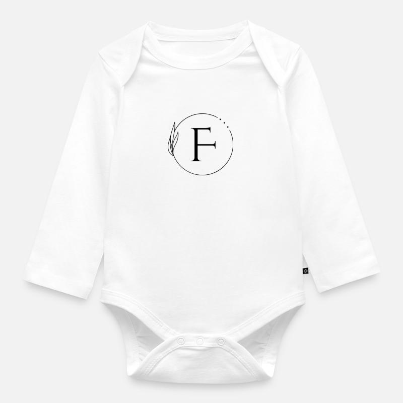 F - Baby Bio-Langarm-Body - Weiß