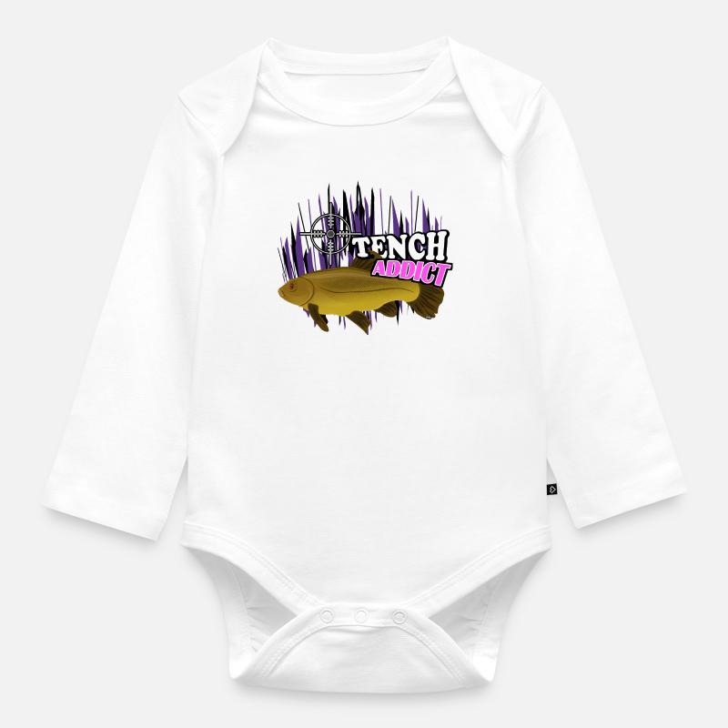 Tanche - Body Bébé bio manches longues - blanc