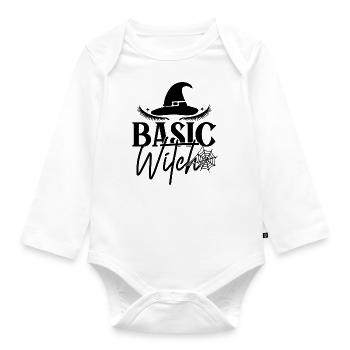 Sorcière de base - Body Bébé bio manches longues - blanc - Devant