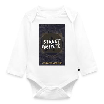 Original street artist - Organic Longsleeve Baby Bodysuit - white - Front