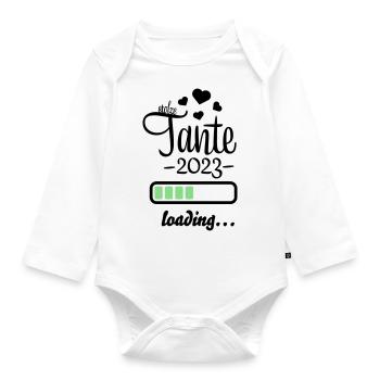 tante 2023 - Baby Bio-Langarm-Body - Weiß - Vorne