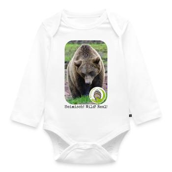 Agonis - Baby Bio-Langarm-Body - Weiß - Vorne