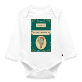 Oscar Wilde - The Picture of Dorian Gray - Organic Longsleeve Baby Bodysuit - white - Front