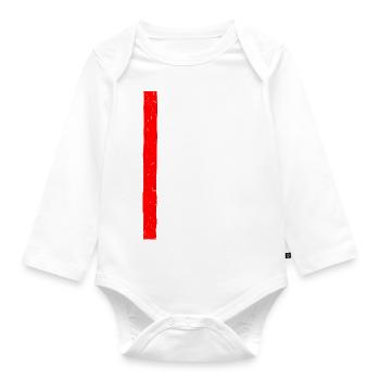 I Would Have Quit Already But My Trainer Scares Me - Organic Longsleeve Baby Bodysuit - white - Front