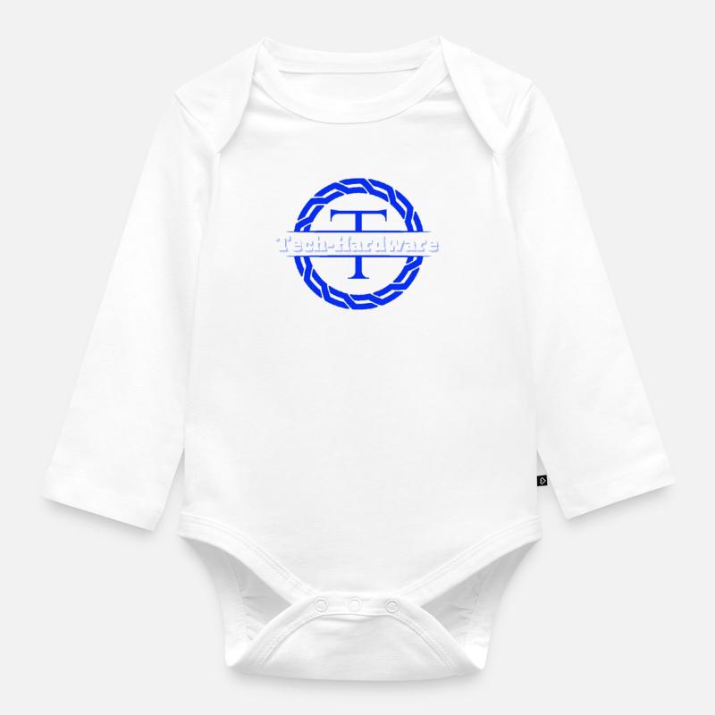 logo de la chaîne - Body Bébé bio manches longues - blanc