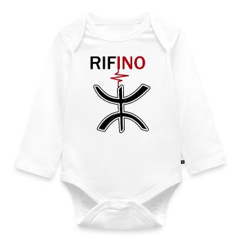 Rifino Rif Ino - Body Bébé bio manches longues - blanc - Devant