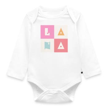 Lana Bébé Fille Nom - Body Bébé bio manches longues - blanc - Devant