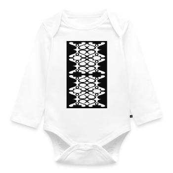 Nouveau style - Body Bébé bio manches longues - blanc - Devant