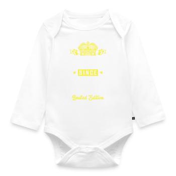 2029 Limited Edition - Organic Longsleeve Baby Bodysuit - white - Front